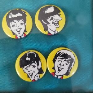 The Beatles pinback buttons